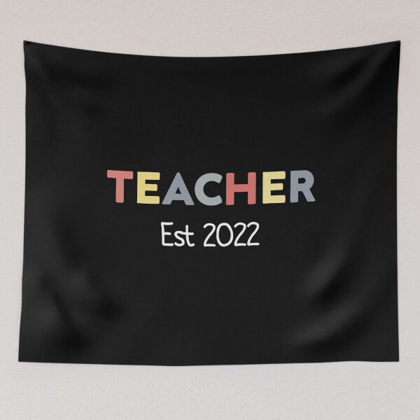 Item preview,  Teacher Est 2022 - New Teachers Graduation Gift Idea designed and sold by AMERZAGUE DESIGN.