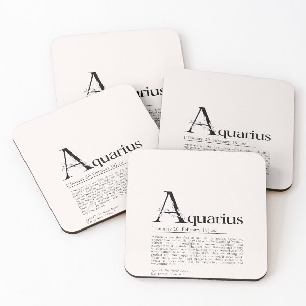 Item preview, Zodiac Definitions  | Aquarius Gifts designed and sold by grandlovely.