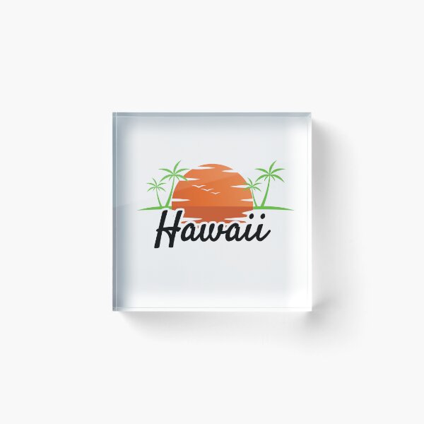 Item preview, Hawaii - Palm Tree Sunset designed and sold by hijackhippo.