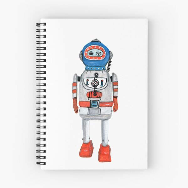 Item preview, Retro Tin Robot No. 3 designed and sold by allybdesign.