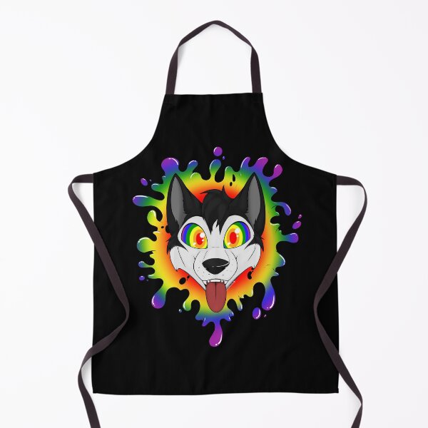 Item preview, Lively LGBTQ+ husky designed and sold by LoonyLeandra.