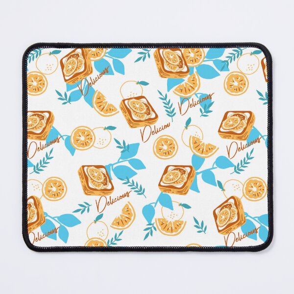 Item preview, Delicious Citrus Pastry Dessert Pattern designed and sold by FlinArt.