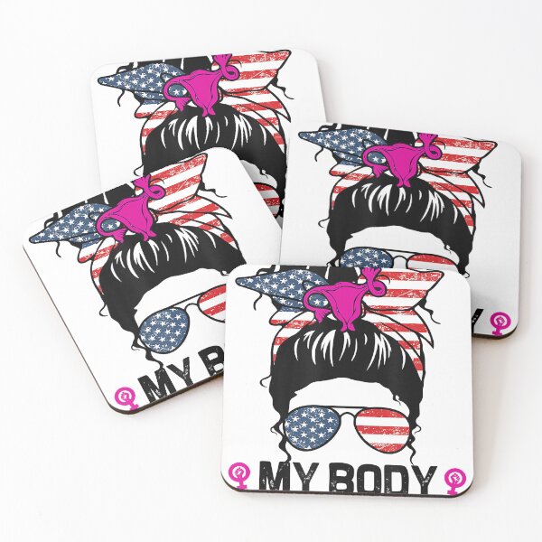 Item preview, My Body My Choice Pro Choice Messy Bun Feminist  designed and sold by JodyBoling.