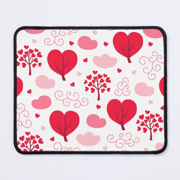 Item preview, Valentines pattern with red hearts designed and sold by GoDesign1.