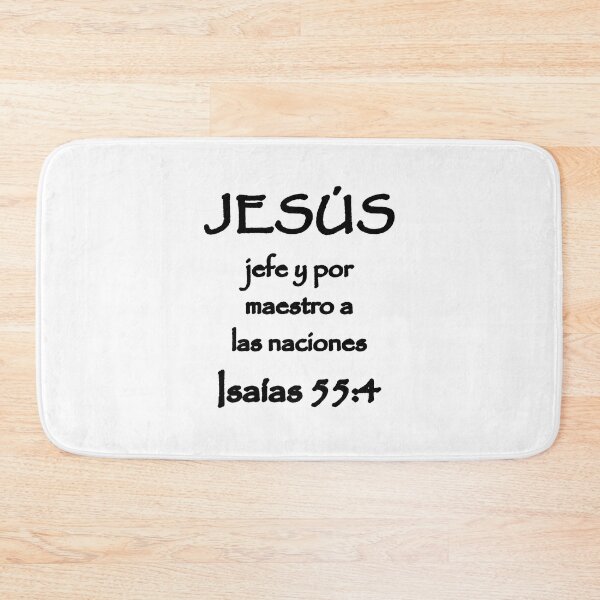 Item preview, Isaiah 55:4 Jesus Chief and Master to the Nations Spanish Bible Verse designed and sold by NombresDeJesus.