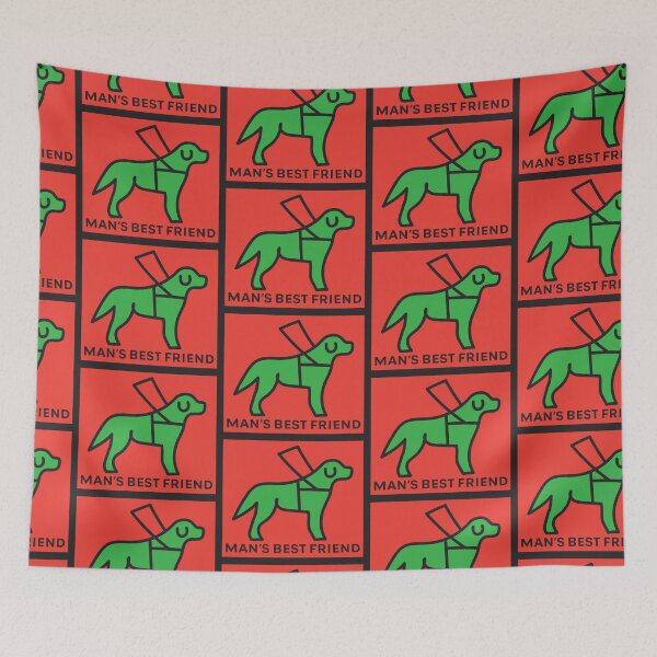 Item preview, Man's Best Friend Orange designed and sold by IndeOandM.