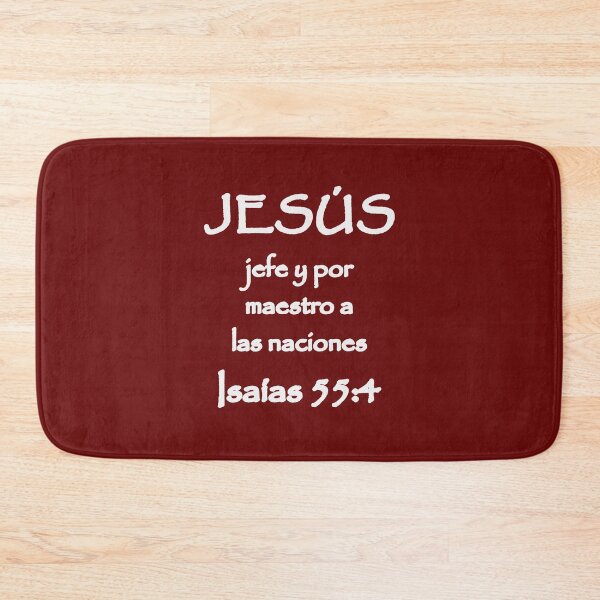 Item preview, Isaiah 55:4 Jesus Chief and Master to the Nations Spanish Bible Verse designed and sold by NombresDeJesus.