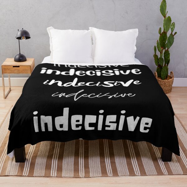 Item preview, indecisive, so many font options designed and sold by LoveLifeRandom.