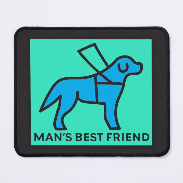 Item preview, Man's Best Friend Blue designed and sold by IndeOandM.