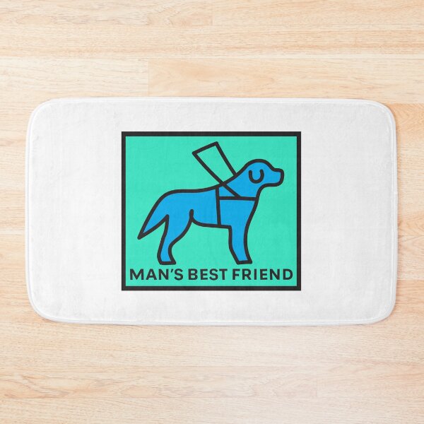 Item preview, Man's Best Friend Blue designed and sold by IndeOandM.