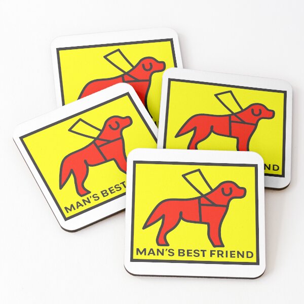 Item preview, Man's Best Friend Yellow designed and sold by IndeOandM.