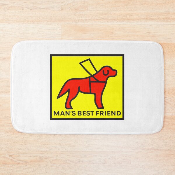 Item preview, Man's Best Friend Yellow designed and sold by IndeOandM.