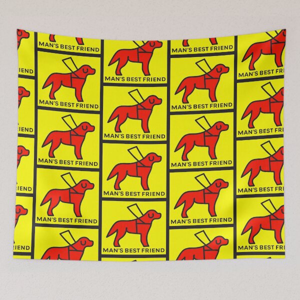 Item preview, Man's Best Friend Yellow designed and sold by IndeOandM.
