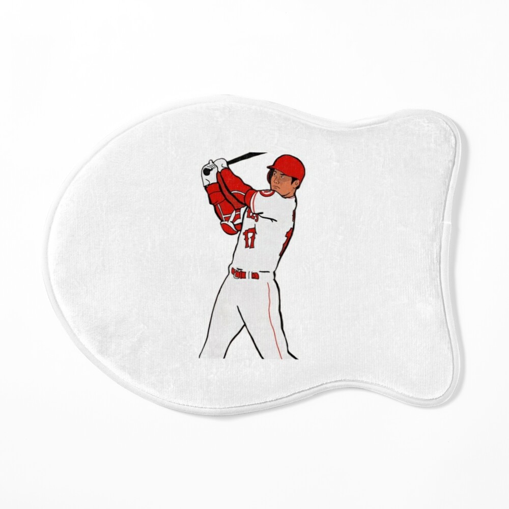 Shohei Ohtani #17 Los Angeles Angels of Anaheim Signature Jersey Sticker  for Sale by TheBmacz