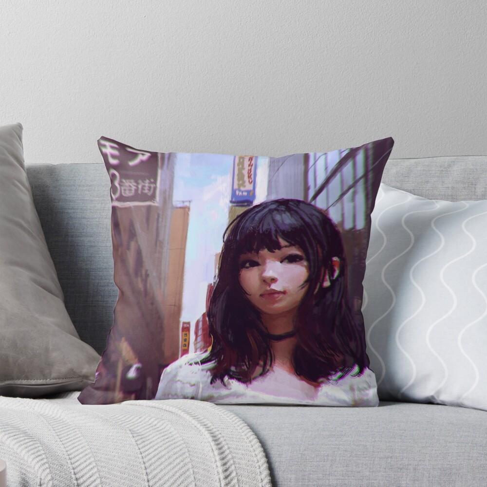 Item preview, Throw Pillow designed and sold by KR0NPR1NZ.