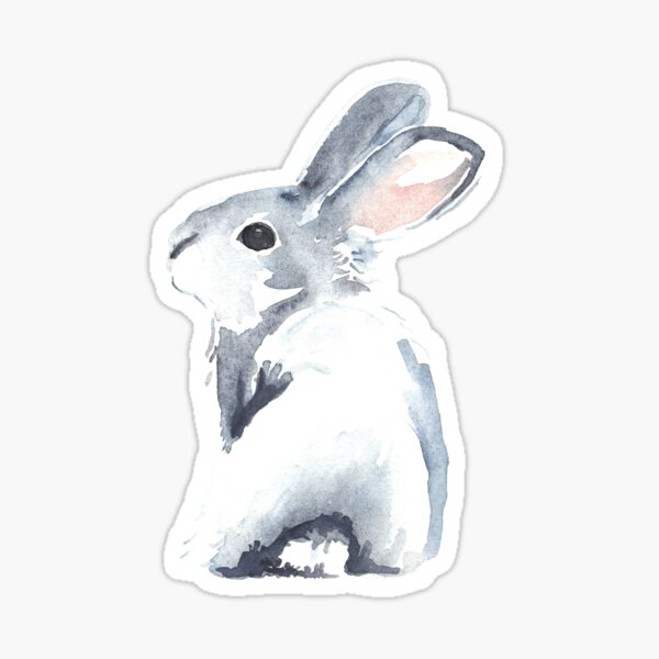 Moon Rabbit I Sticker