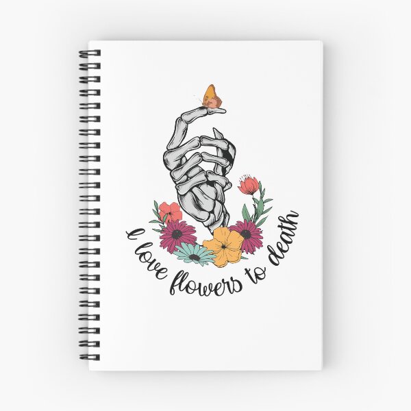 Item preview, COLORFUL "ilove flowers to death" quote  sticker gift for wife gift for gilfriend gift for flower lovers for botanists gift for die hard flower lovers  designed and sold by GhostAmine.