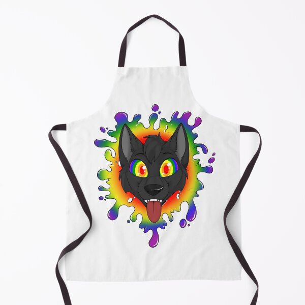Item preview, Lively LGBTQ+ wolf designed and sold by LoonyLeandra.