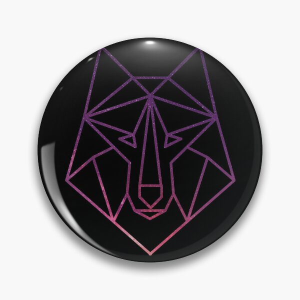 Item preview, Geometric Wolf Purple Galaxy designed and sold by MMwolfdogden.