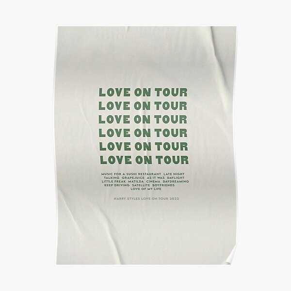 LOVE ON TOUR POSTER H.S. Poster