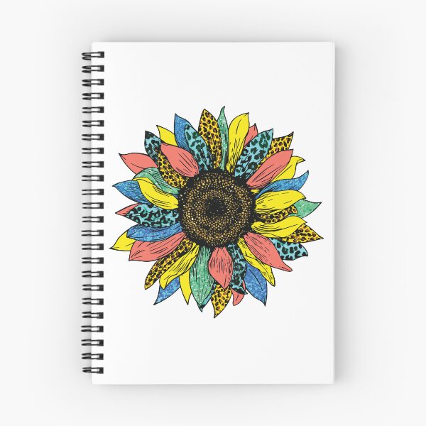 Item preview,  COLORFUL SUNFLOWER WITH LEOPARD PATTER sticker gift for wife gift for gilfriend gift for flower lovers for botanists  designed and sold by GhostAmine.
