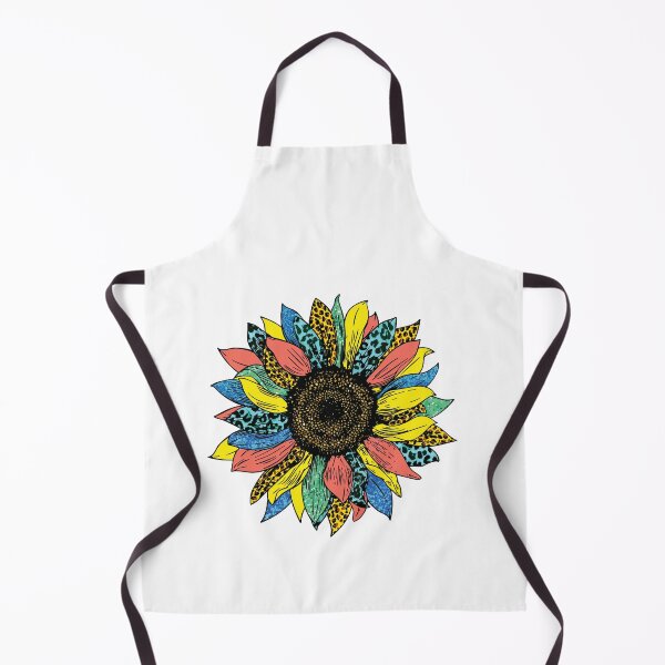 Item preview, COLORFUL SUNFLOWER WITH LEOPARD PATTER sticker gift for wife gift for gilfriend gift for flower lovers for botanists designed and sold by GhostAmine.