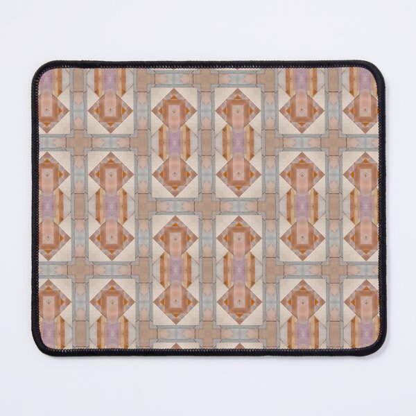 Artikelvorschau, Braune Pastellfarben afrikanische nahtlose Vintage Backsteinmuster wiederholen entworfen und verkauft von PatternFantasy.
