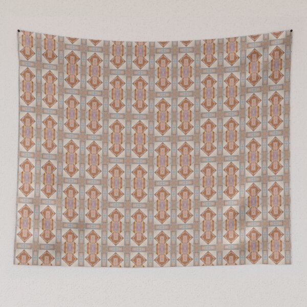 Item preview, Brown Pastel Color African Seamless Vintage Repeating Brick Pattern  designed and sold by PatternFantasy.