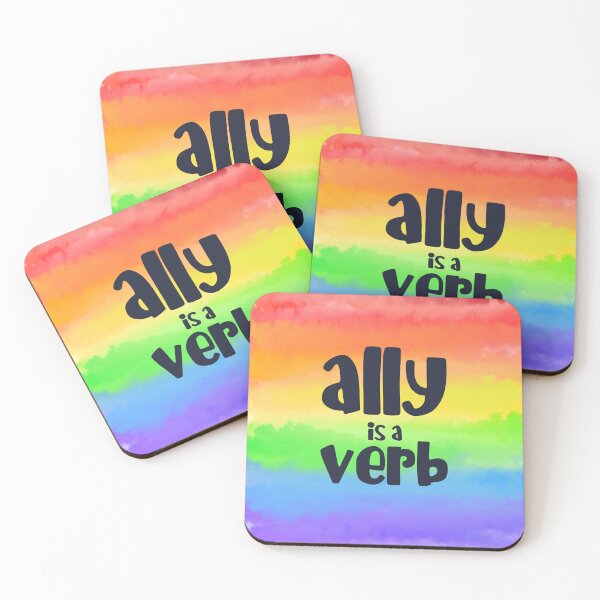 Item preview, Ally Is A Verb designed and sold by Art by Veya.