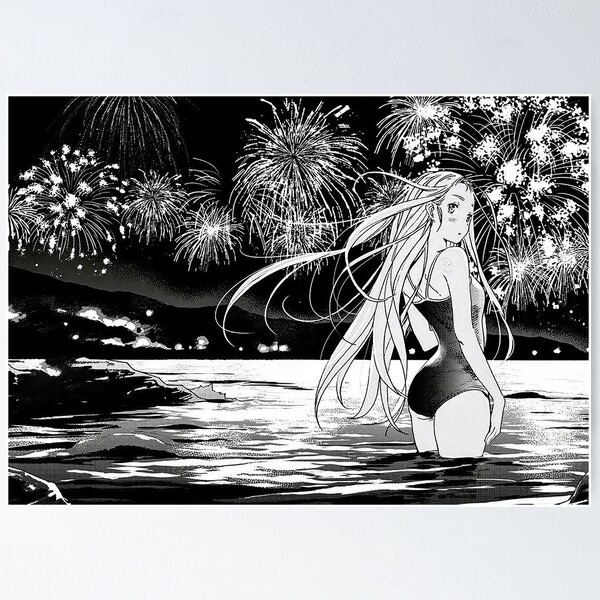 Summertime Render ''FIREWORKS'' Anime Manga Poster for Sale by