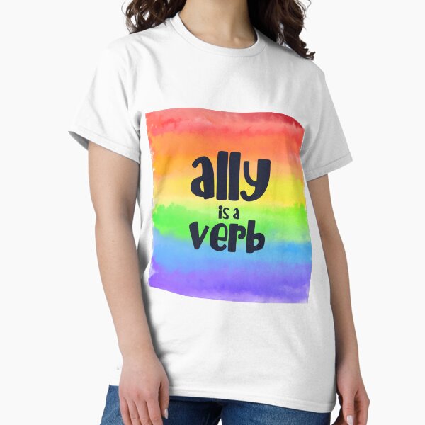 Item preview, Ally Is A Verb designed and sold by Art by Veya.