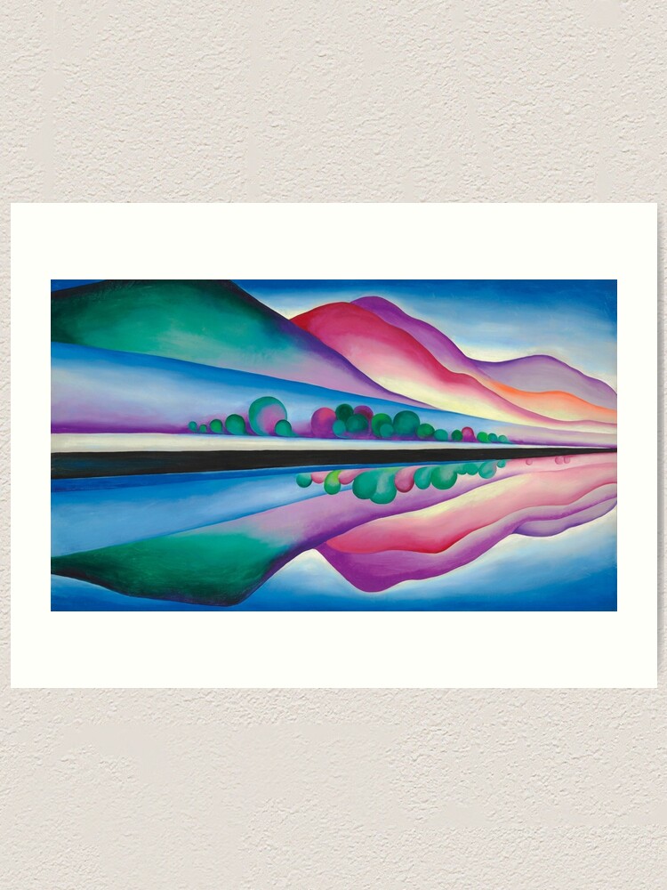 Georgia O'Keeffe - Lake George Reflection, 1921-1922 | Lake