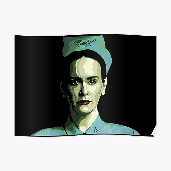 "Sarah Paulson Mildred Ratched" Poster for Sale by patillustration