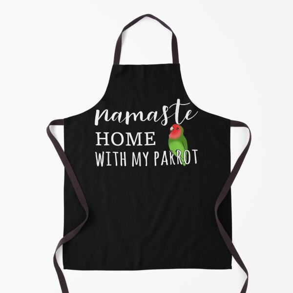 Item preview, Namaste Home with my Parrot, Birb Memes Red Green Lovebird designed and sold by siraknkorkw.