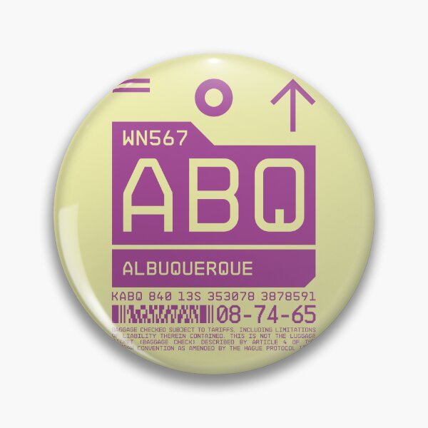 Item preview, Luggage Tag C - ABQ Albuquerque New Mexico USA designed and sold by VoodooCircus.