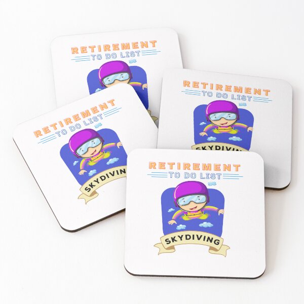 Item preview, Retirement To Do List : Skydiving -Happy Retirement | Retirement 2022 designed and sold by Rainbow Designs.