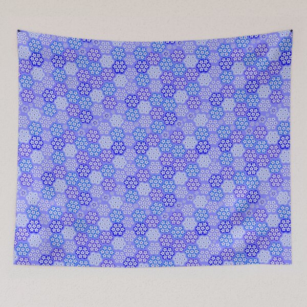 Artikelvorschau, Blue Melliflowery on Blue Repeat 5748 entworfen und verkauft von Art in My Loft.