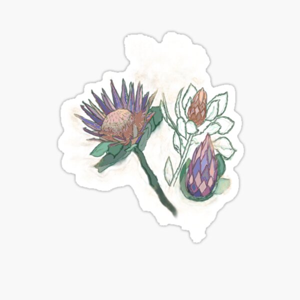 Botanical Cluster Creation ft. The Protea Sticker