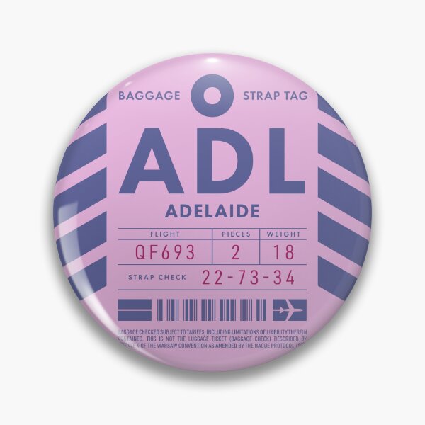 Item preview, Luggage Tag D - ADL Adelaide Australia designed and sold by VoodooCircus.