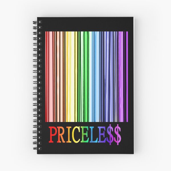 Item preview, Rainbow Pride Priceless Barcode  designed and sold by Deborah Camp.