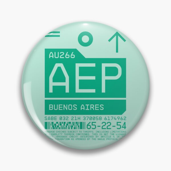 Item preview, Luggage Tag C - AEP Buenos Aires Argentina designed and sold by VoodooCircus.