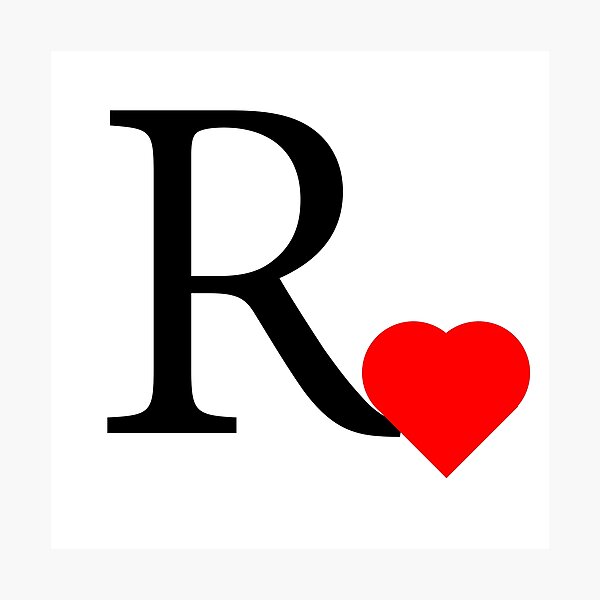 Heart R Photographic Prints for Sale | Redbubble Heart R Photographic Prints for Sale | Redbubble