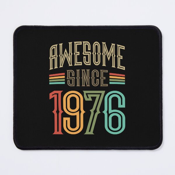 Item preview, Awesome Since 1976 46th Birthday Funny Retro designed and sold by cidolopez.