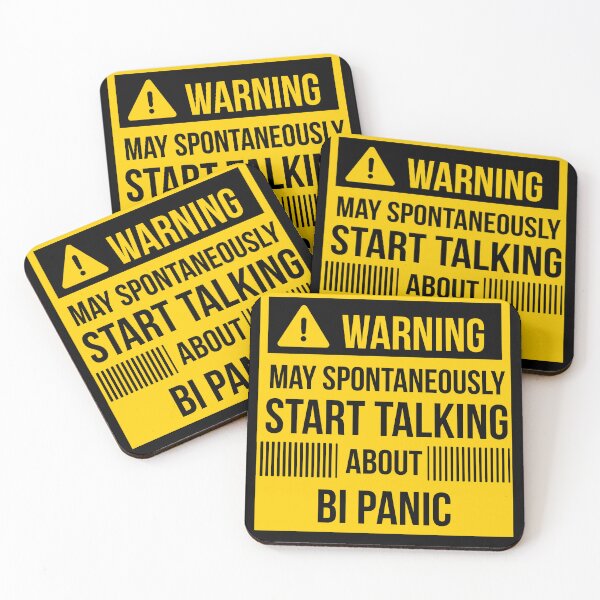 Item preview,  warning may spontaneously talk about bi panic designed and sold by celebteyz.
