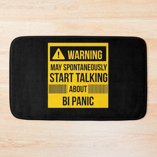 Item preview,  warning may spontaneously talk about bi panic designed and sold by celebteyz.