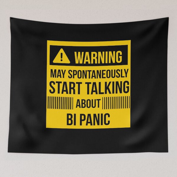 Item preview,  warning may spontaneously talk about bi panic designed and sold by celebteyz.