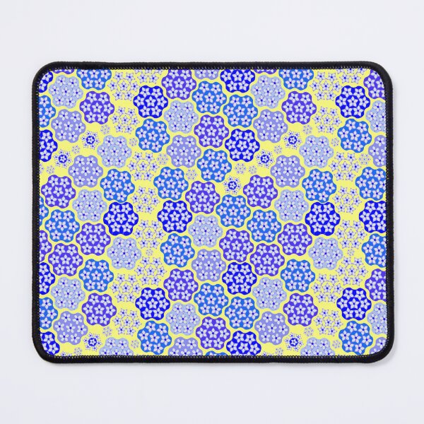 Item preview, Blue Melliflowery on Yellow Repeat 5748 designed and sold by Art in My Loft.