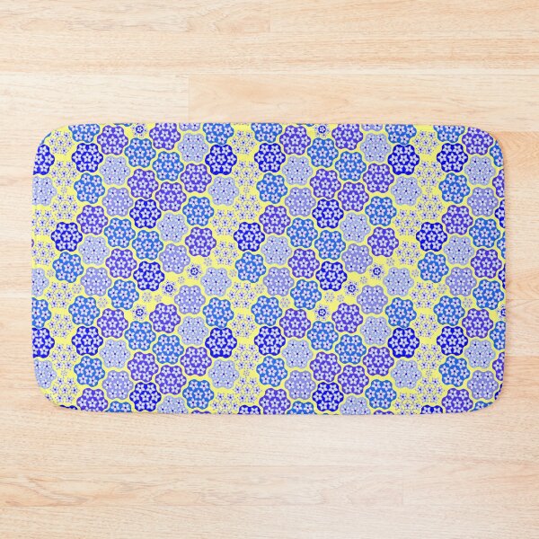 Item preview, Blue Melliflowery on Yellow Repeat 5748 designed and sold by Art in My Loft.