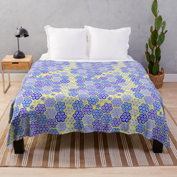 Item preview, Blue Melliflowery on Yellow Repeat 5748 designed and sold by Art in My Loft.