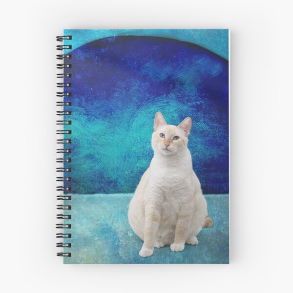 Item preview, Siamese on Blue designed and sold by Elisabeth Lucas.